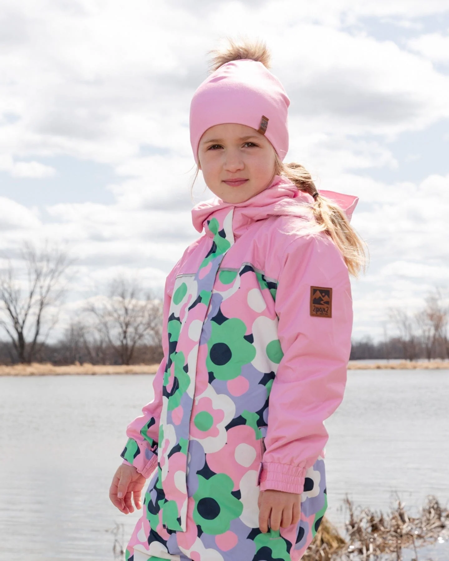 Stretch Jersey Neck Tube Pink - Image 2