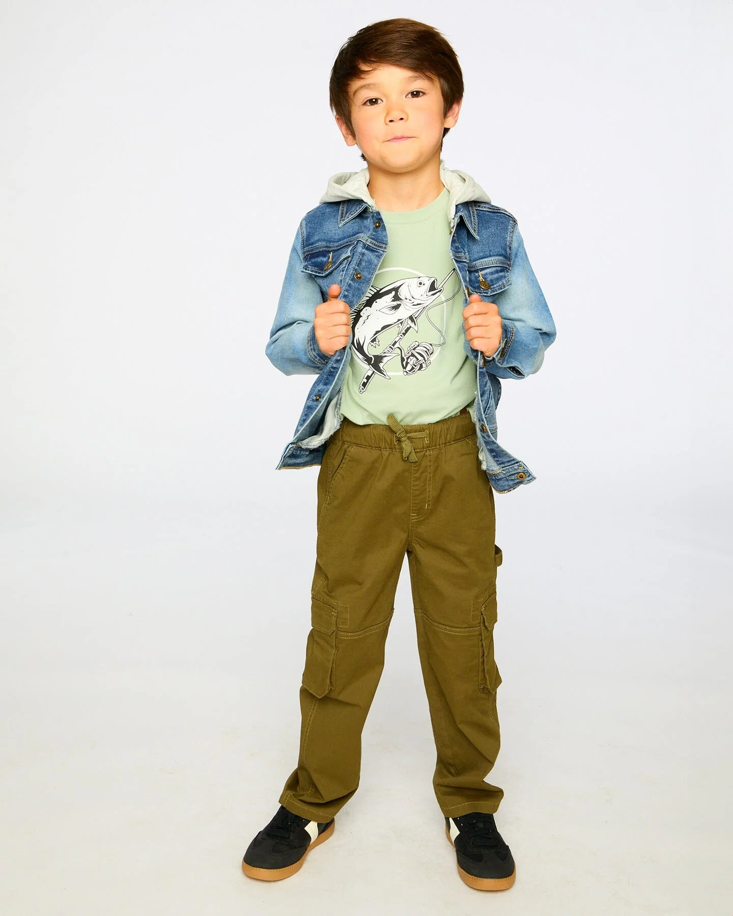 Stretch Twill Carpenter Pants Dark Khaki Green - Image 2