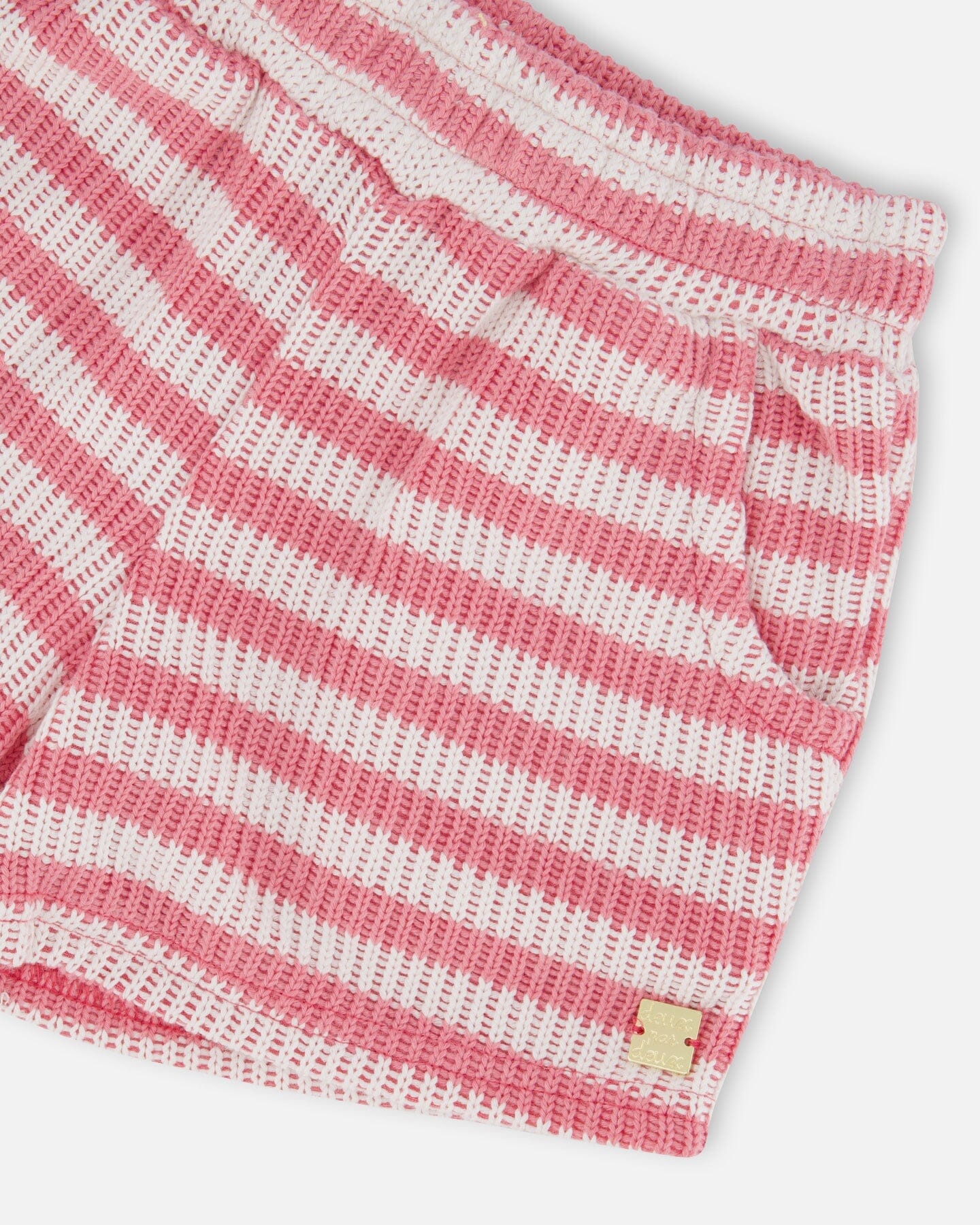 Striped Shorts Pink And White - Image 4