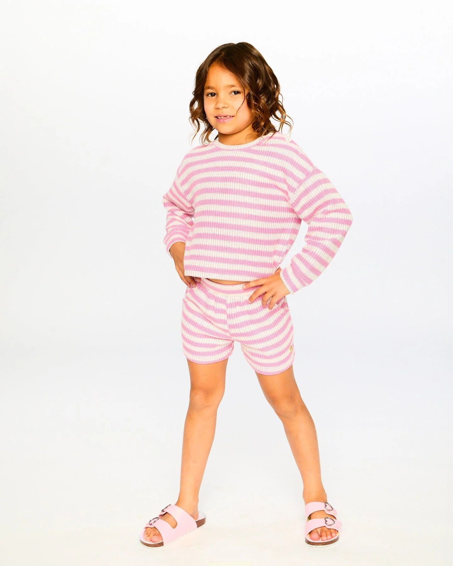 Striped Sweater Pink And White - Image 2