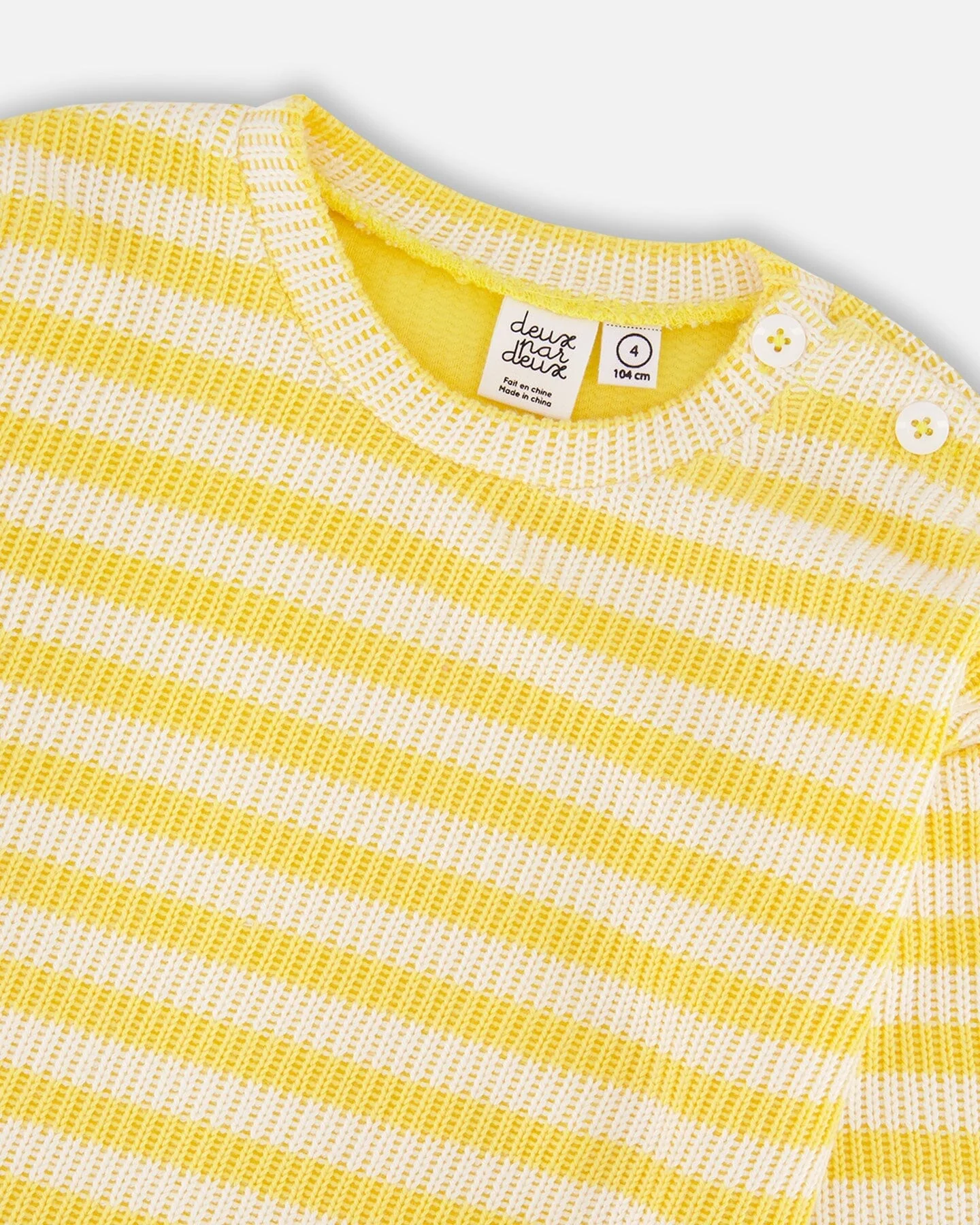 Striped Sweater Yellow And White - Image 5
