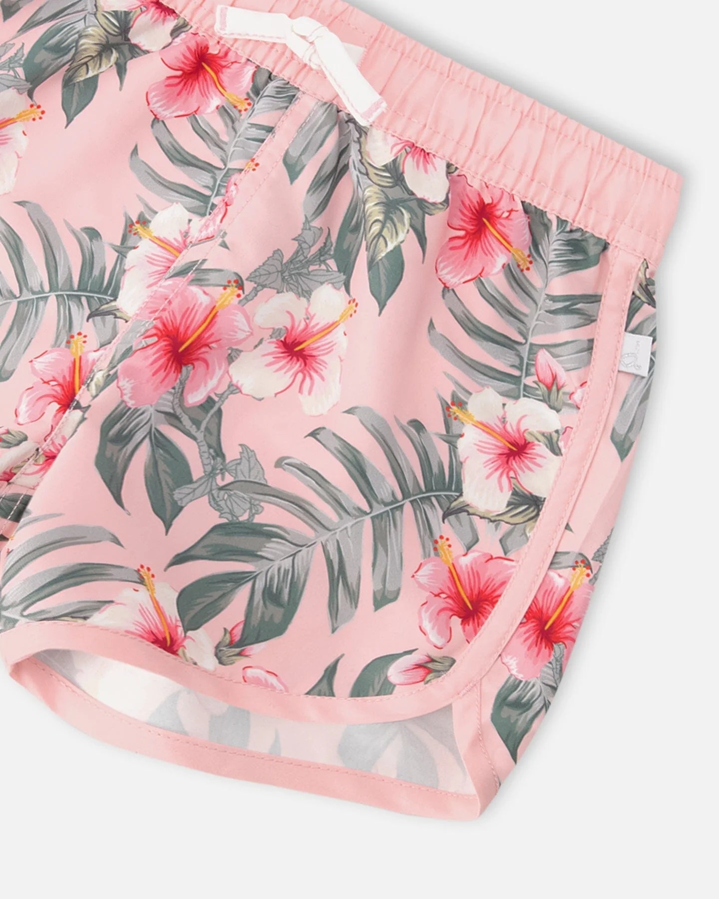 Swim Shorts Pink Hibiscus Print - Image 4