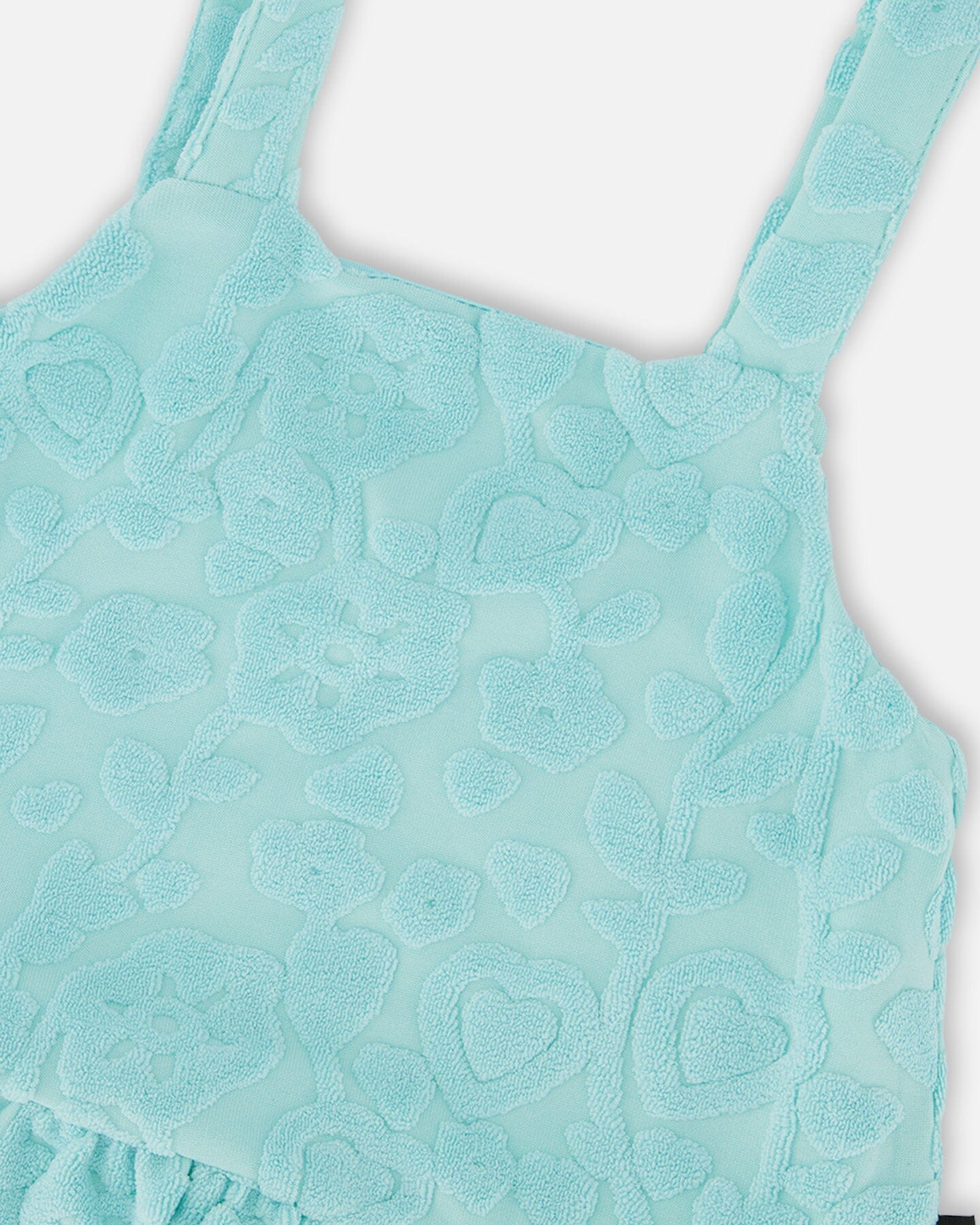 Terry Tank Top With Shorts Set Light Blue - Image 6