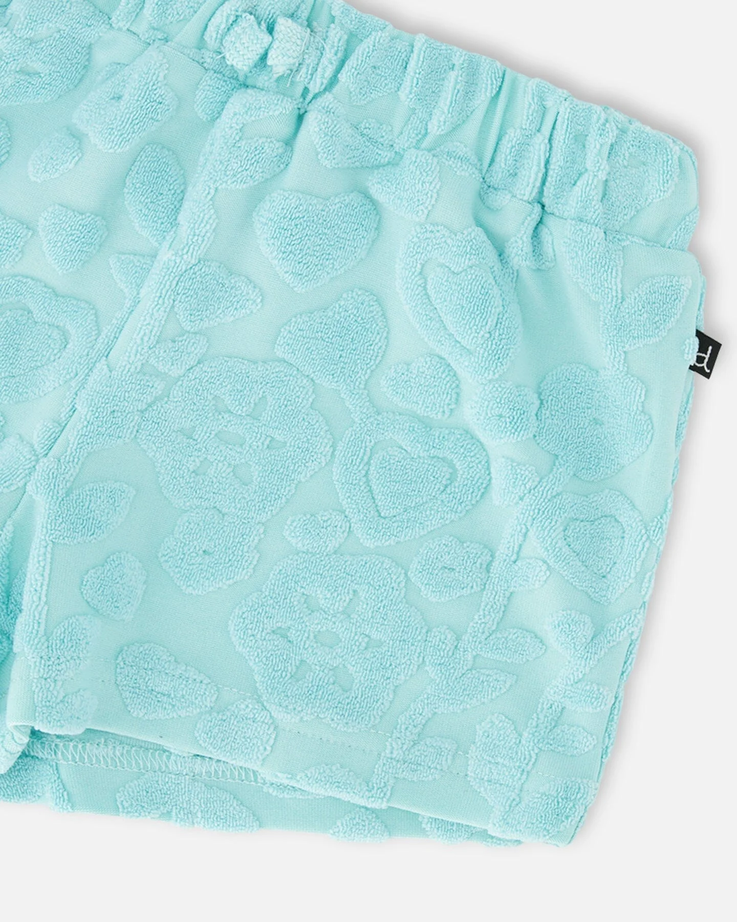 Terry Tank Top With Shorts Set Light Blue - Image 7