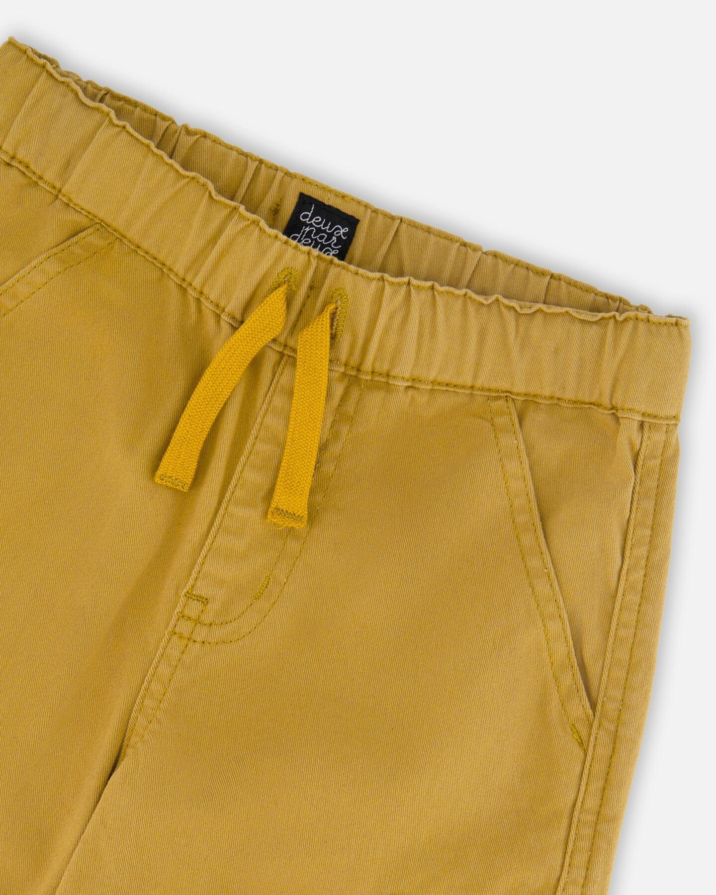 Twill Jogger Cargo Pants Ochre - Image 4