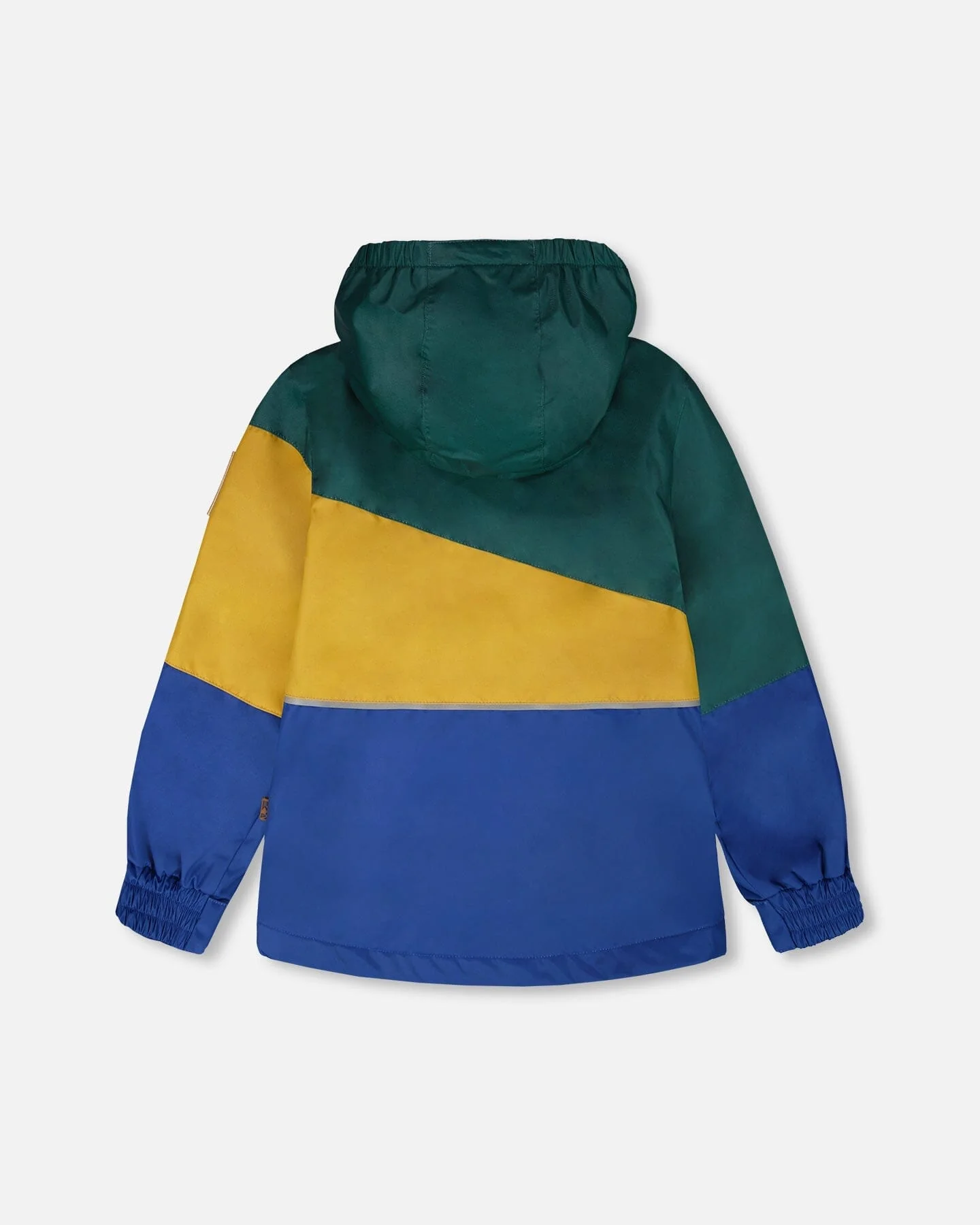 Two-Piece Mid-Season Outerwear Set Green, Yellow And Blue - Image 3