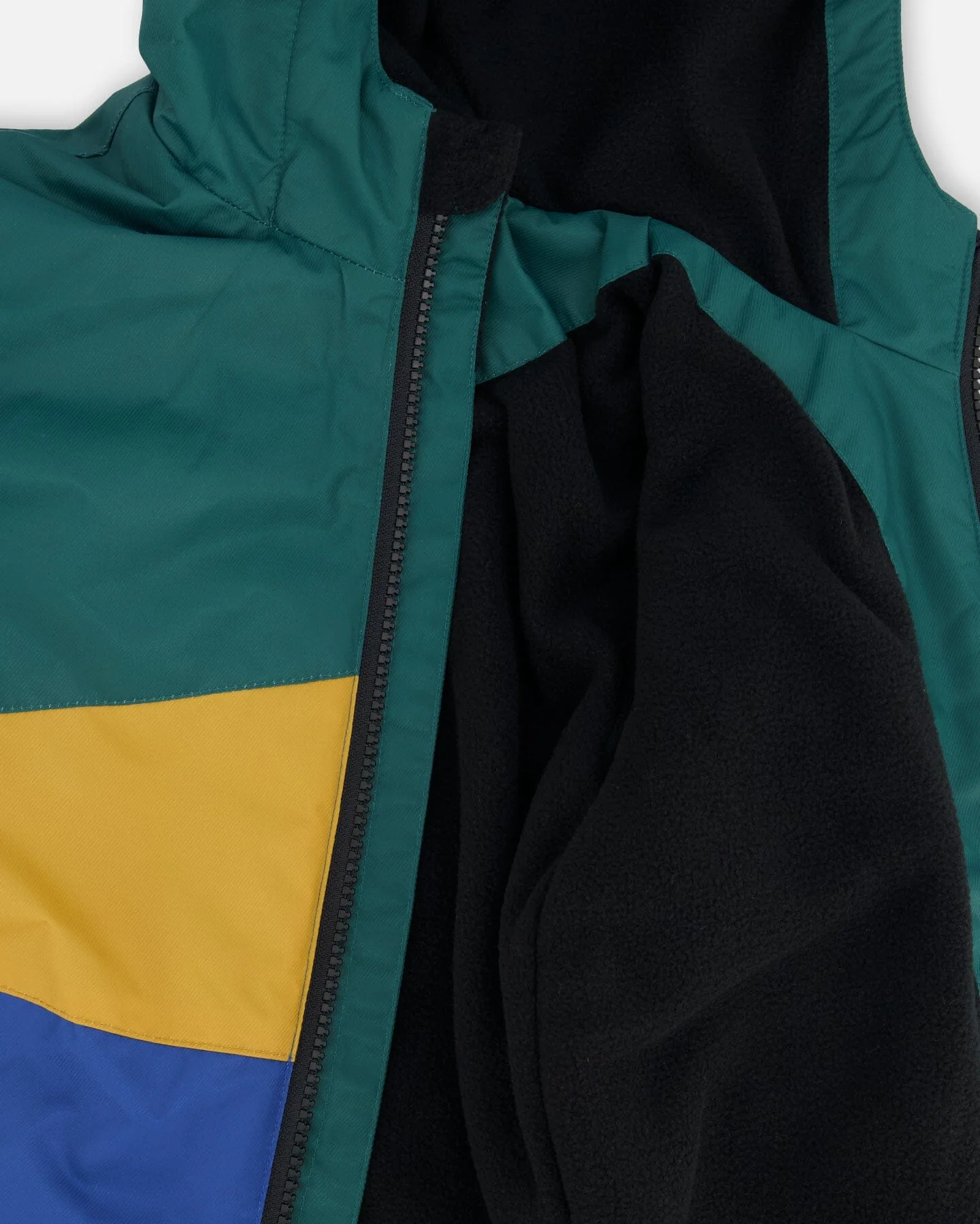 Two-Piece Mid-Season Outerwear Set Green, Yellow And Blue - Image 7