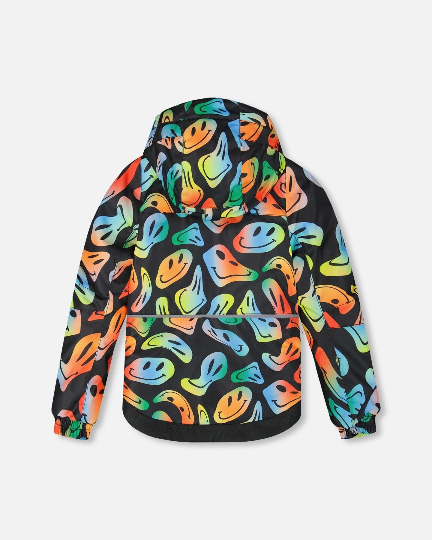Two-Piece Play Snowsuit With Allover Print Jacket Smiley Face - Image 4