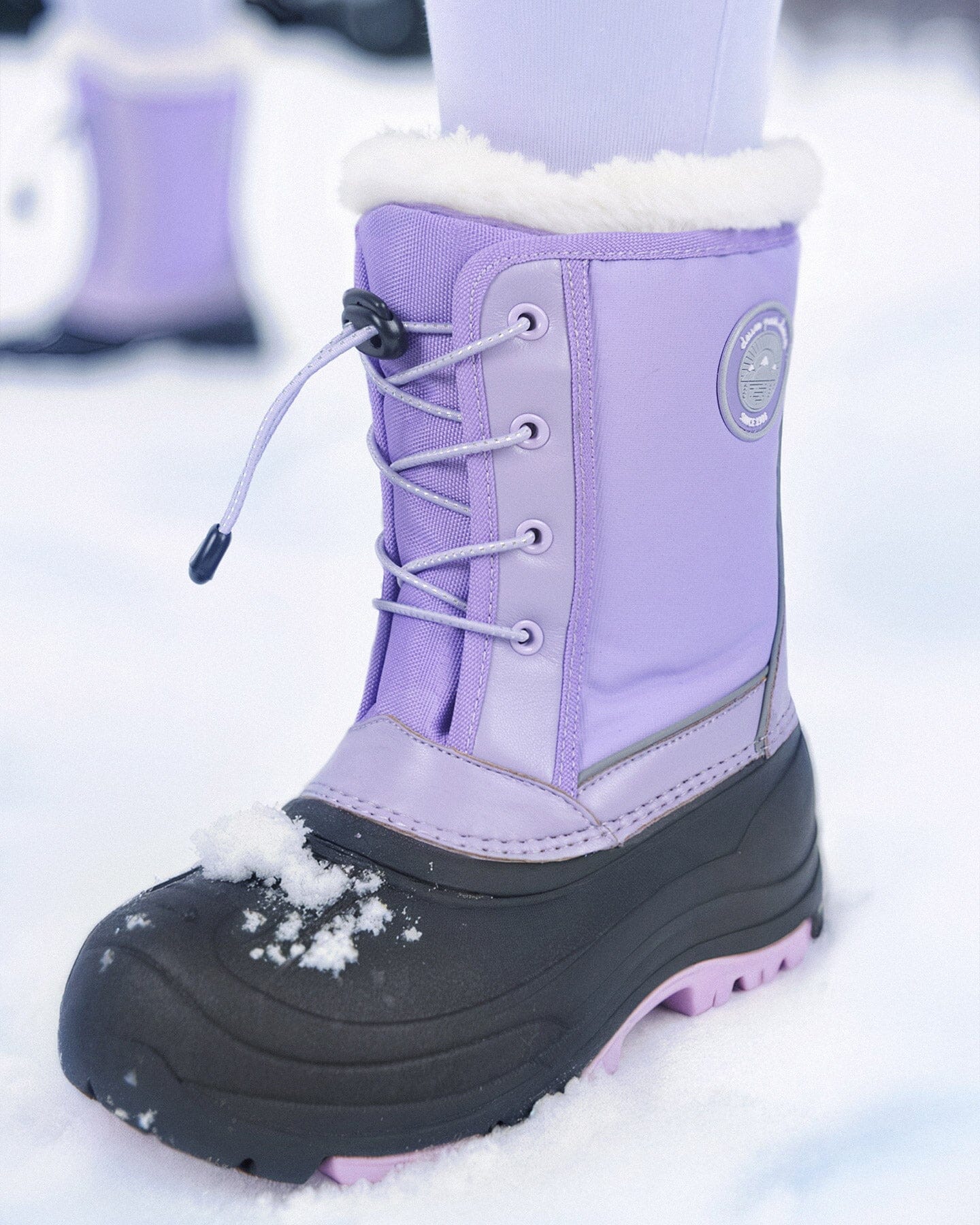 Winter Boots Lavender With Removable Liner - Image 2