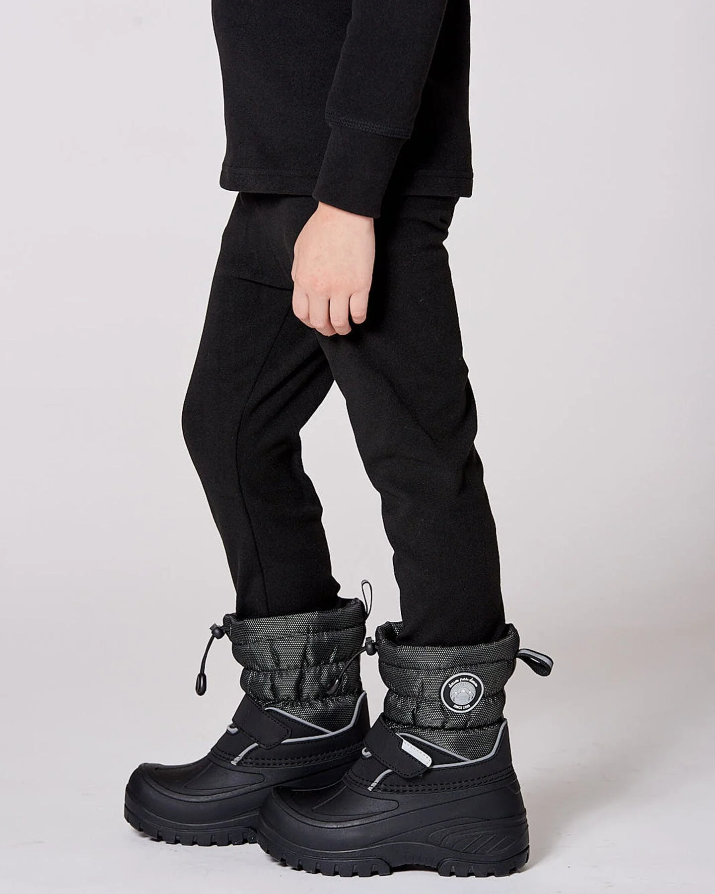 Winter Boots Solid Black - Image 3