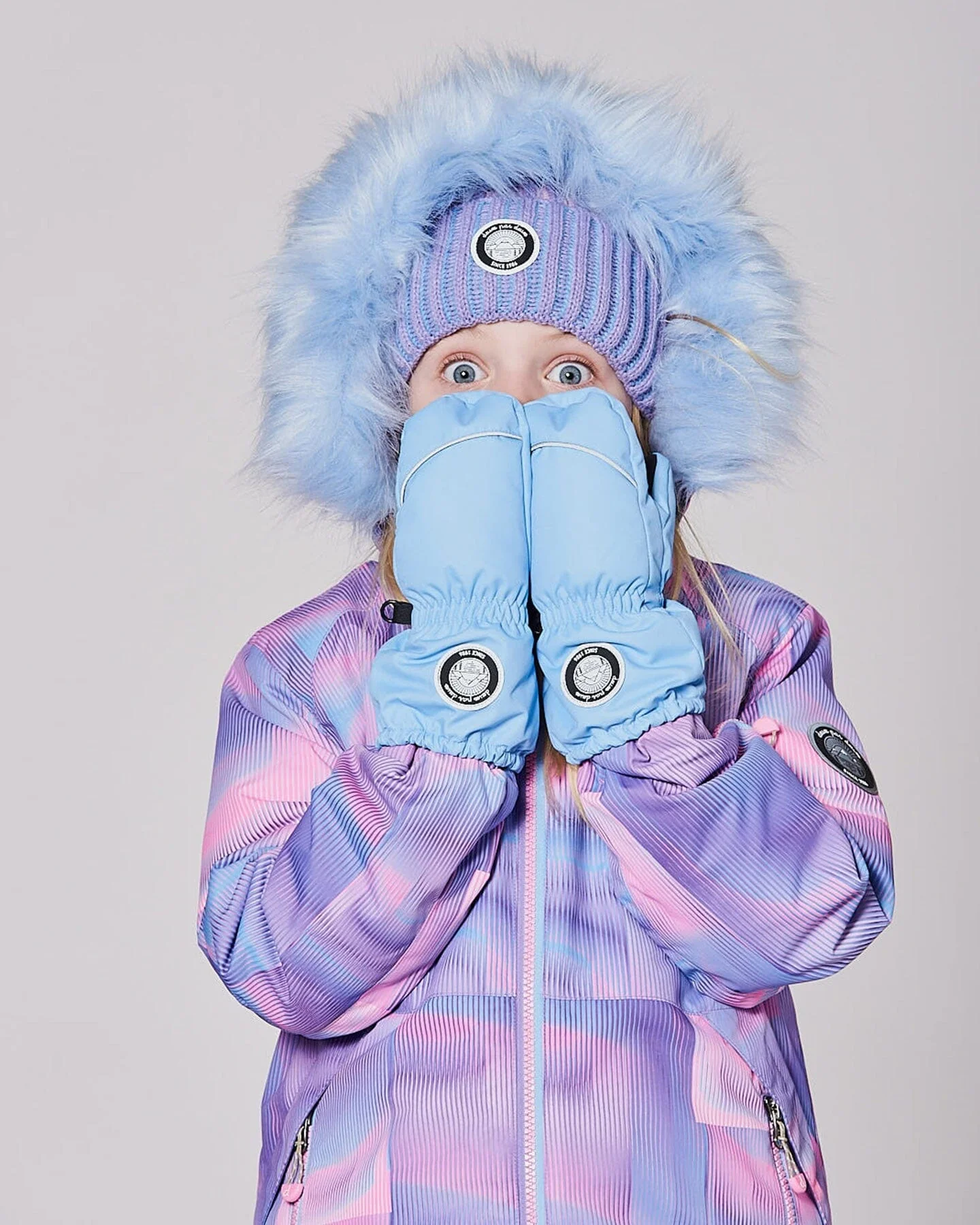 Winter Mittens Play Light Blue - Image 2